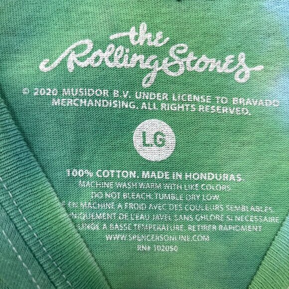 The Rolling Stones in Concert Hot Lips Rock Tie Dye L - Picture 4 of 4